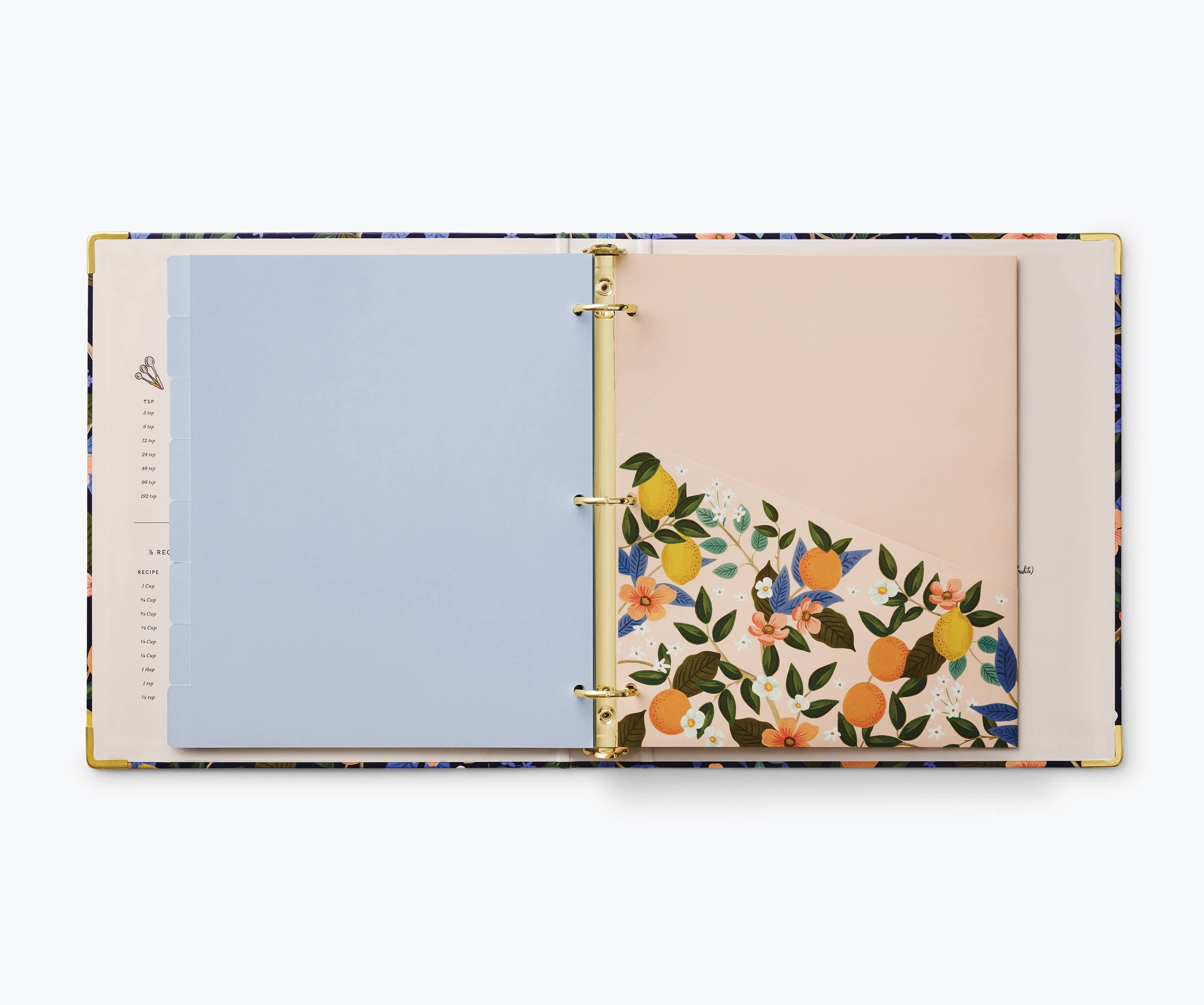 Rifle Paper Co. - Citrus Grove Recipe Binder | District